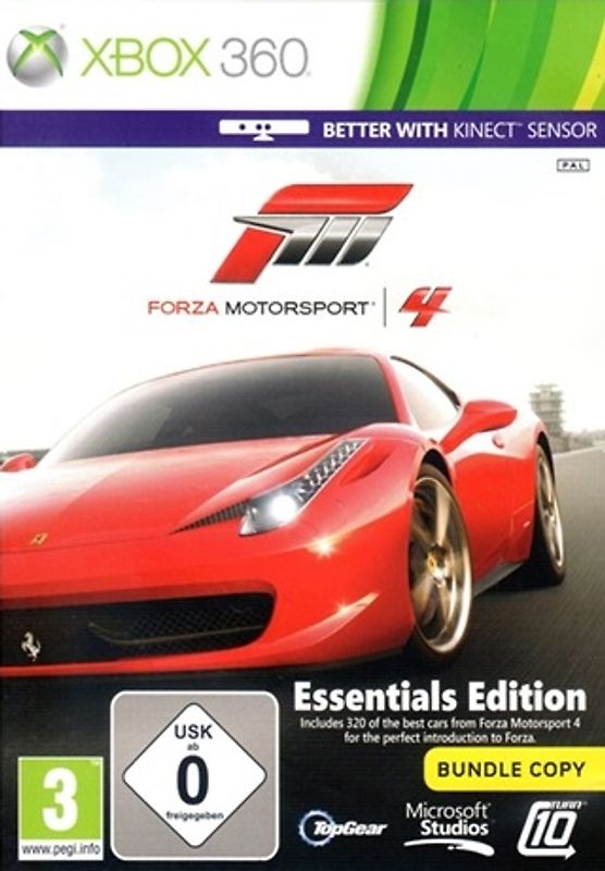 Forza Motorsport 4 [Essentials Edition, Bundle Copy] Xbox 360