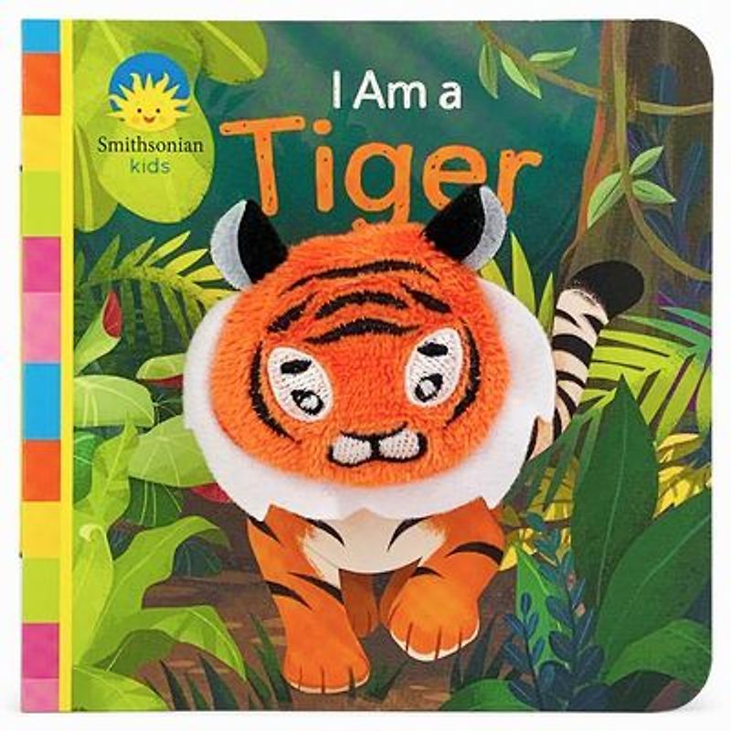 Smithsonian Kids I Am a Tiger Puppet Book