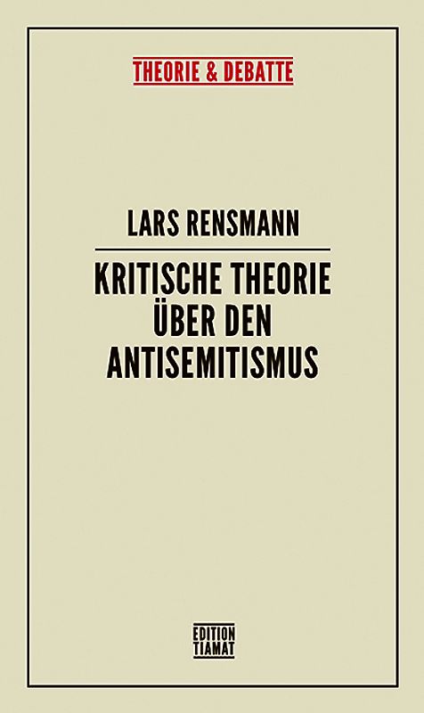Kritische Theorie über den Antisemitismus