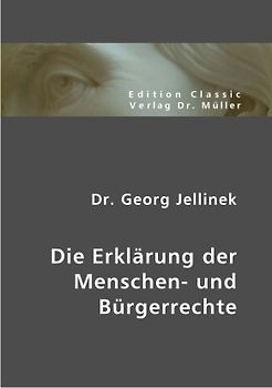Dr. Georg Jellinek