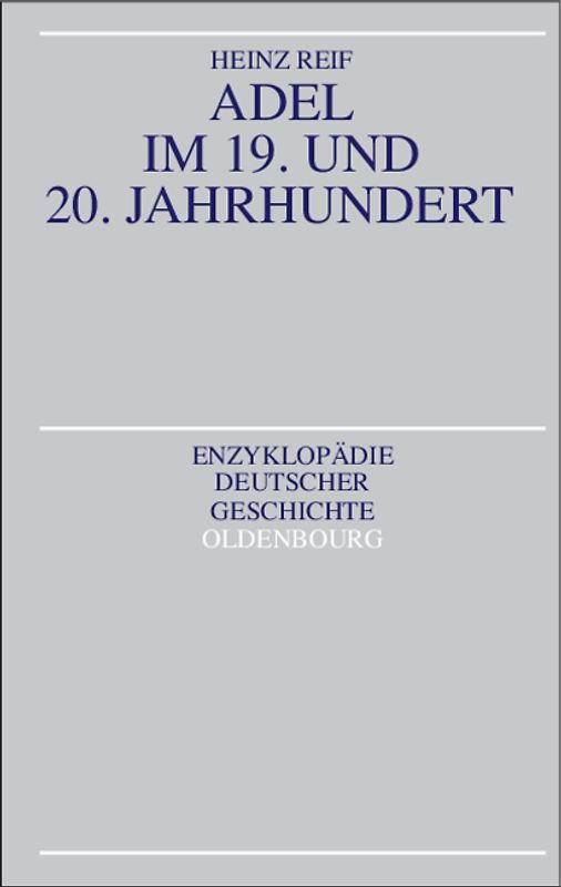 Adel im 19. und 20. Jahrhundert