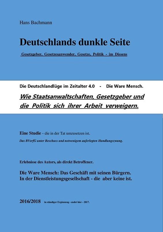 Deutschlands dunkle Seite 2018 Die Ware Mensch