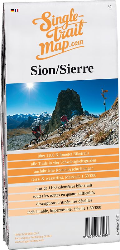 Singletrail Map 039 Sion/Sierre