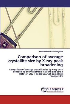 Comparison of average crystallite size by X¿ray peak broadening