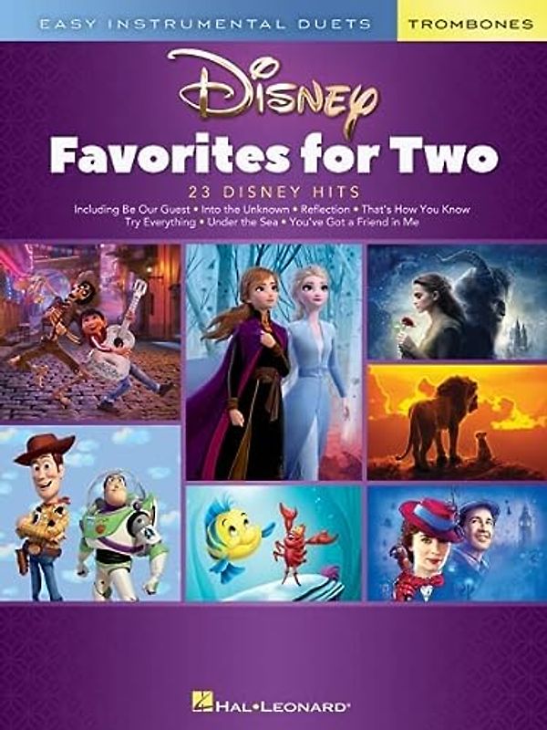 Disney Favorites for Two Trombone: Easy Instrumental Duets - Trombone Edition