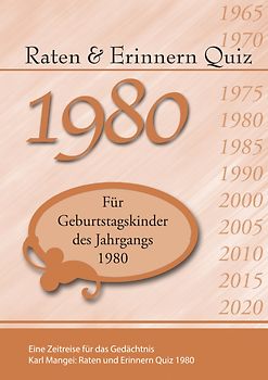 Raten und Erinnern Quiz 1980