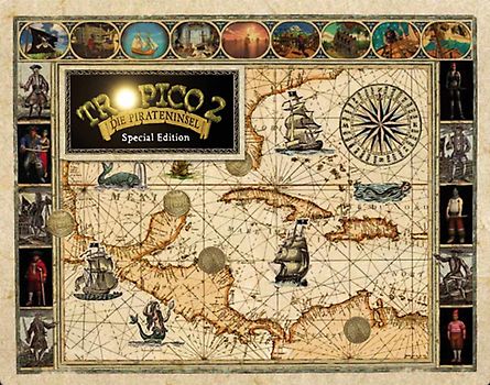Tropico 2: Die Pirateninsel [Special Edition inkl. Soundtrack, Mauspad, Postkarten, Augenklappe und Piratenfibel] PC Spiele