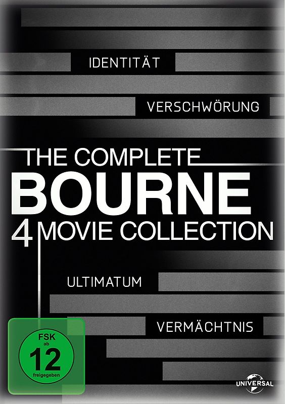 The Complete Bourne 4 Movie Collection [4 DVDs] DVD