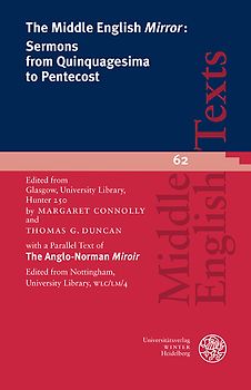 The Middle English ‘Mirror’: Sermons from Quinquagesima to Pentecost