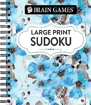 Brain Games - Large Print Sudoku (Floral)