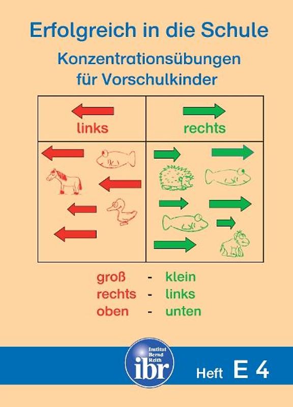 E4 - Konzentrationsübungen für Vorschulkinder