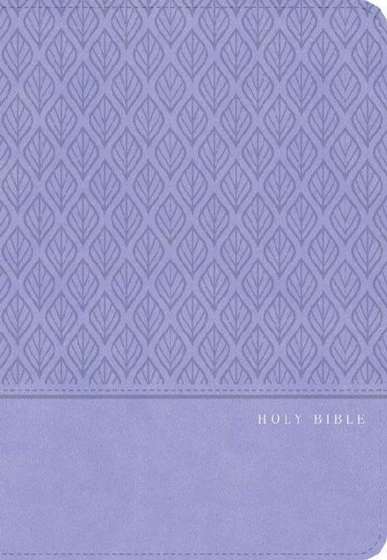 CSB Giant Print Reference Bible, Optimal Type, Digital Study Edition, Lavender Leathertouch