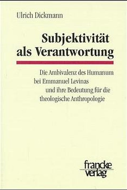 Subjektivität als Verantwortung