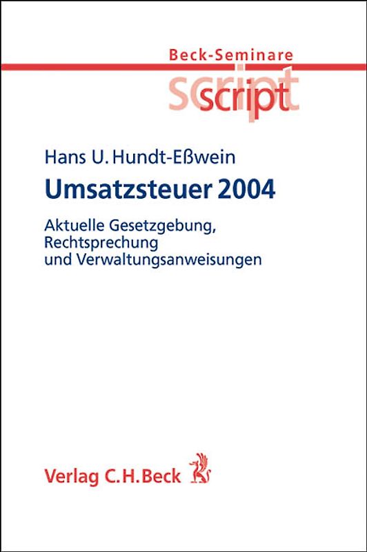 Umsatzsteuer 2004