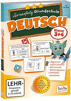 Lernerfolg Grundschule: Deutsch - Klasse 3 + 4 PC Spiele