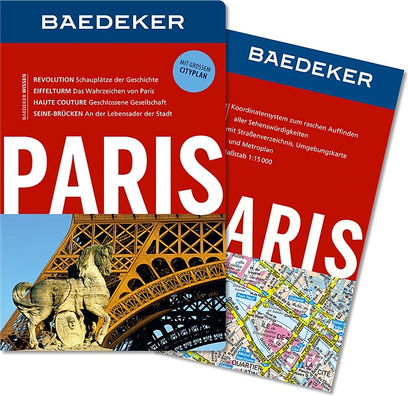 Baedeker Reiseführer Paris. mit GROSSEM CITYPLAN