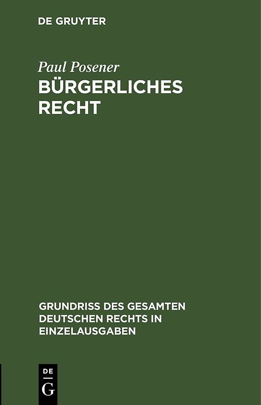 Bürgerliches Recht