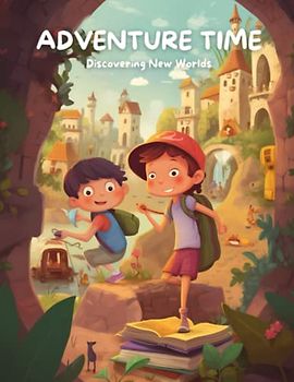 Adventure Time - Discovering New Worlds: Short Stories of Exploration for Kids with Beautiful, Expanded Illustrations
