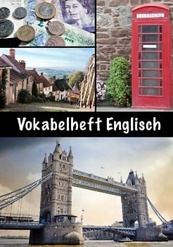 Vokabelheft Englisch: Englisch Vokabelheft, DIN A5, zweispaltig, zahlreiche Seiten