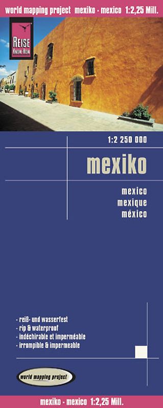 Reise Know-How Landkarte Mexiko (1:2.250.000). world mapping project