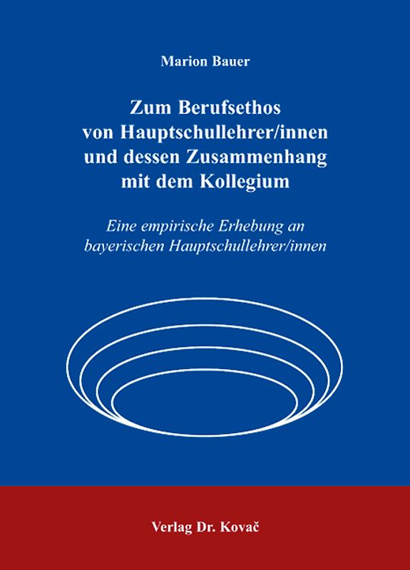 Zum Berufsethos von Hauptschullehrer/innen und dessen Zusammenhang mit dem Kollegium