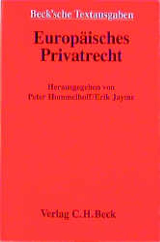 Europäisches Privatrecht
