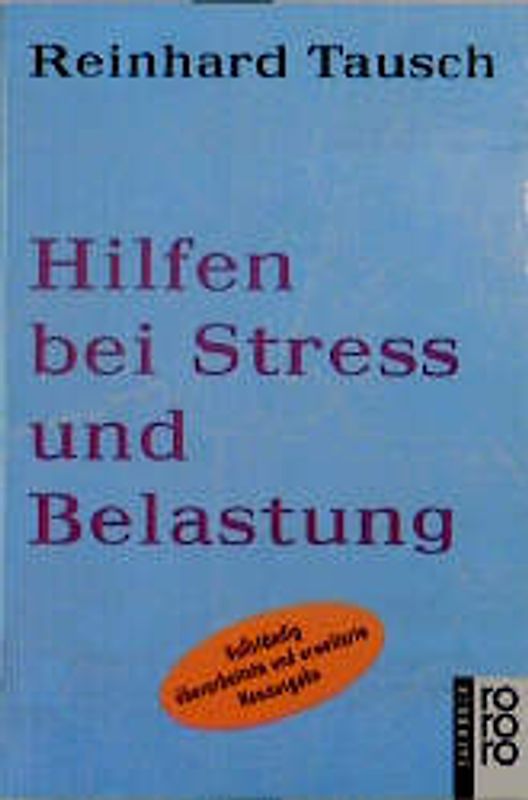 Hilfen bei Streß und Belastung