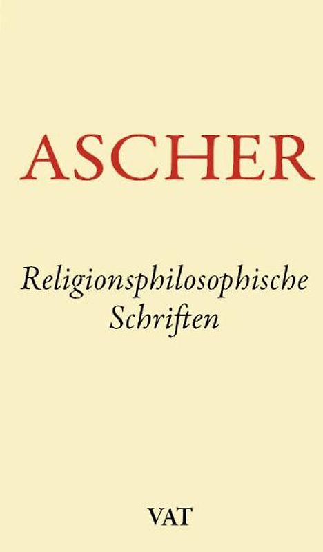 Schriften zu Religion und Philosophie