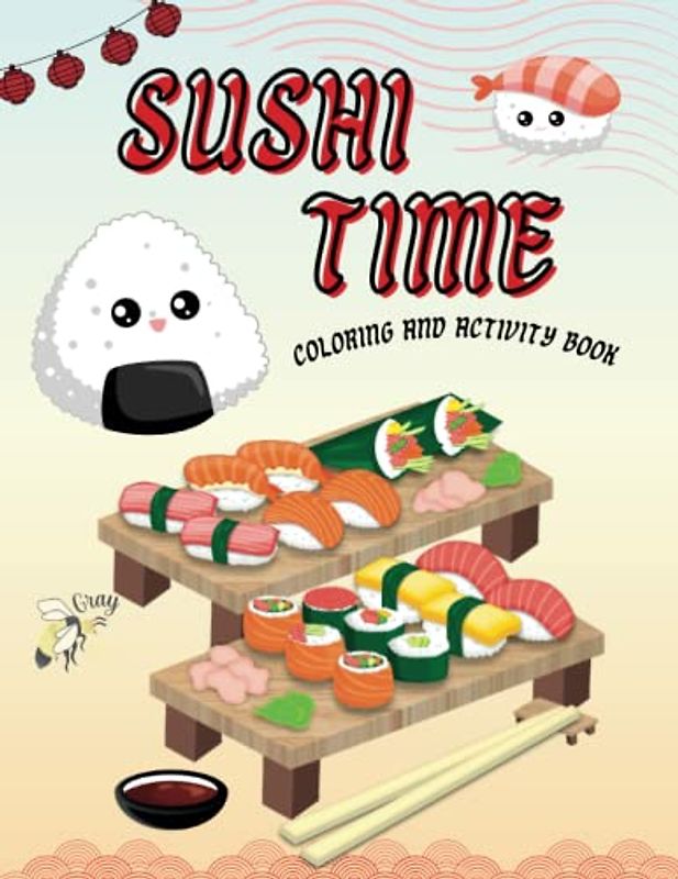 Sushi Time Coloring & Activity Book