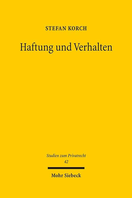 Haftung und Verhalten