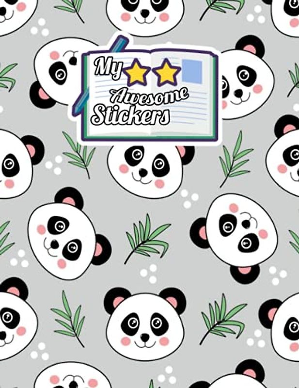 Sticker Album: Panda Theme Softcover, Blank Sticker Album, Sticker Album for Collecting Stickers for Adults and Boys, For Panda Lovers.