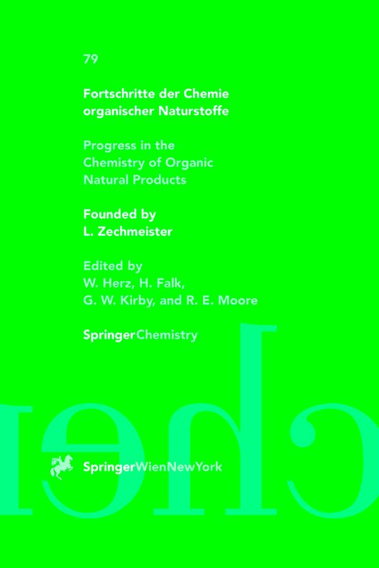 Fortschritte der Chemie organischer Naturstoffe / Progress in the Chemistry of Organic Natural Products