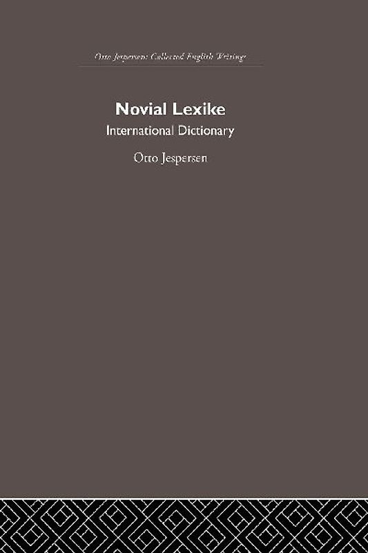 Novial Lexike