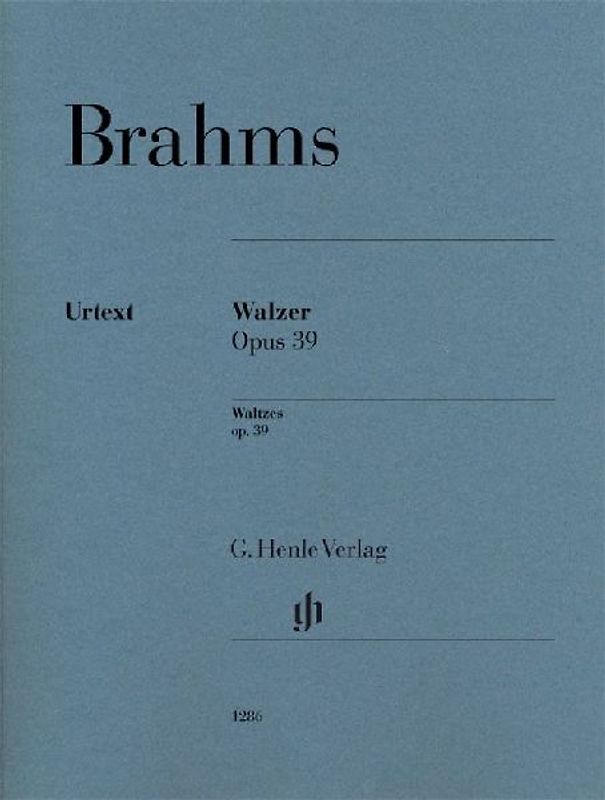 Brahms, Johannes - Waltzes op. 39