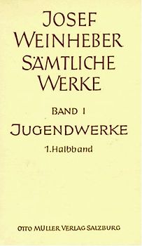 Sämtliche Werke / Die Jugendwerke. Lyrik, Drama, Prosa