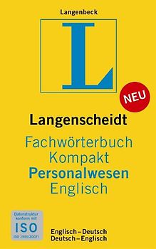 Langenscheidt Fachwörterbuch Kompakt Personalwesen Englisch. Englisch-Deutsch/Deutsch-Englisch