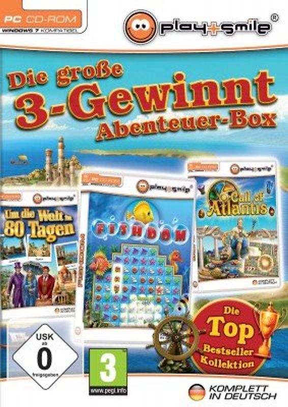 Die große 3-Gewinnt Abenteuer-Box PC Spiele