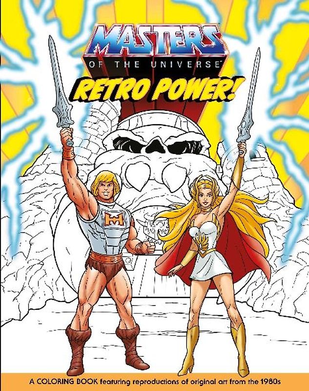 Masters of the Universe: Retro Power! Coloring Book