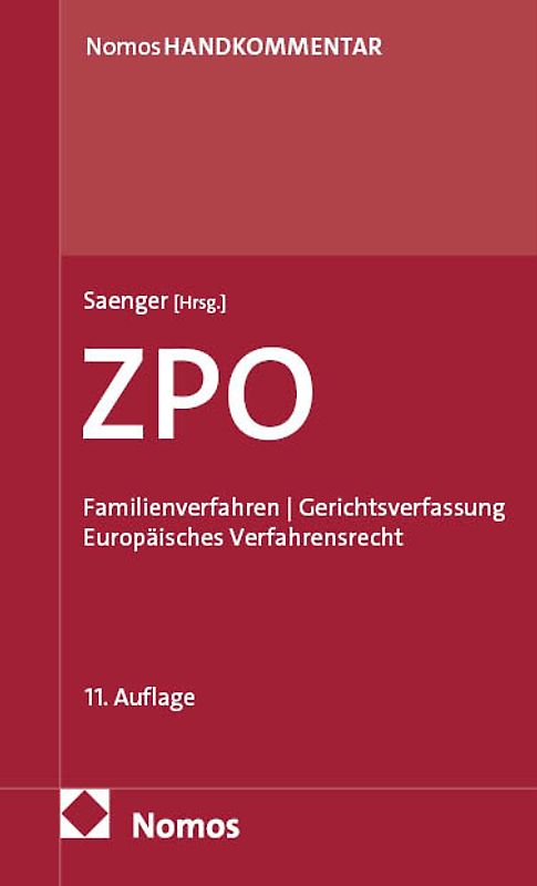 Zivilprozessordnung: ZPO
