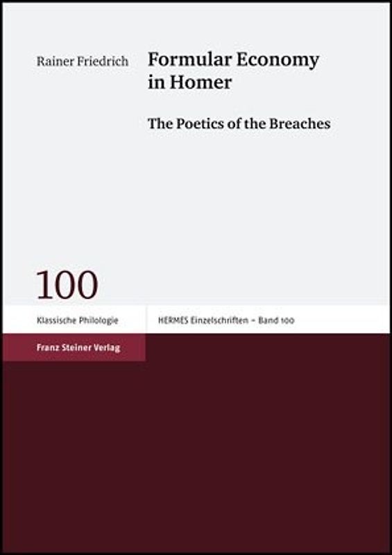 Formular Economy in Homer