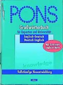 PONS Grosswörterbuch. Englisch