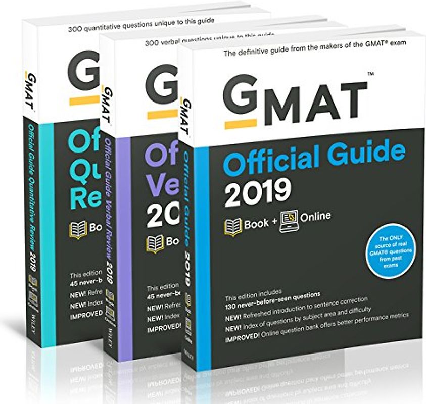 GMAT Official Guide 2019 Bundle: Books + Online