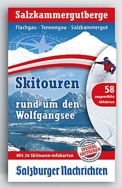 Skitouren rund um den Wolfgangsee. Salzkammergutberge  24-Karten-Set