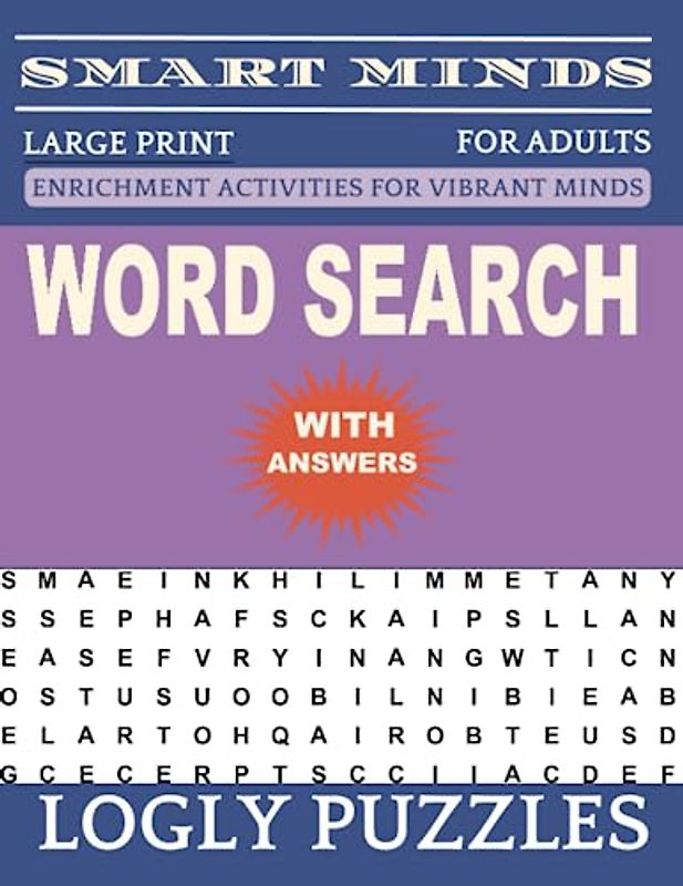 Word Search Book Large Print for Adults: 2400+ words New Fun and Relaxing Puzzles Book for Adults & Seniors with Answers Key