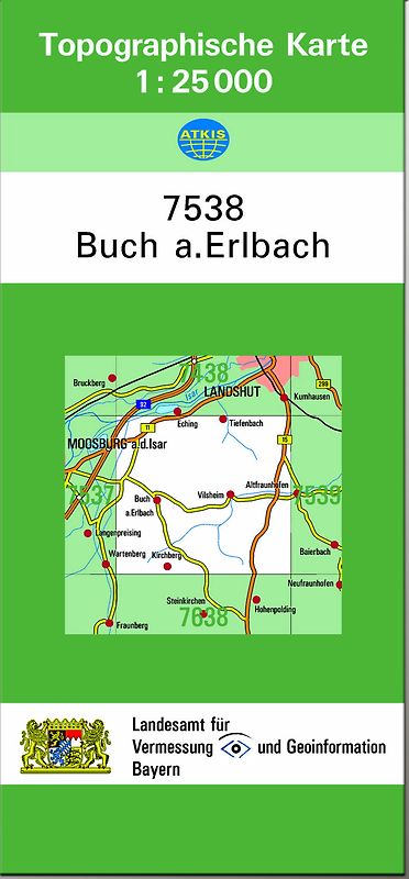 TK25 7538 Buch a.Erlbach