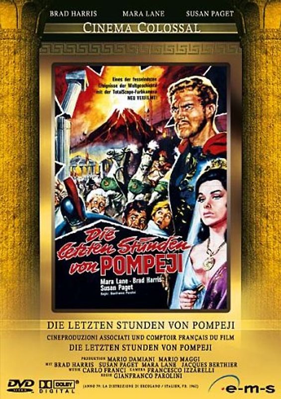 Die letzten Stunden von Pompeji (Cinema Colossal) DVD