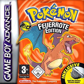 Pokémon - Feuerrote Edition [inkl. GBA Wireless Adapter] Bundleversion