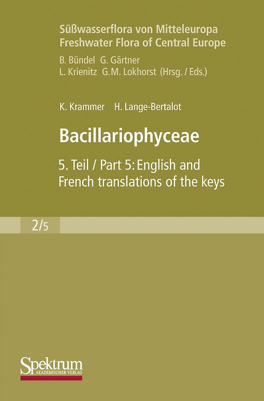 Süßwasserflora von Mitteleuropa, Bd. 02/5: Bacillariophyceae