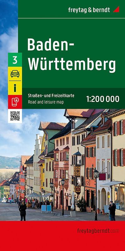 freytag & berndt Straßenkarte Baden-Württemberg 1:200.000