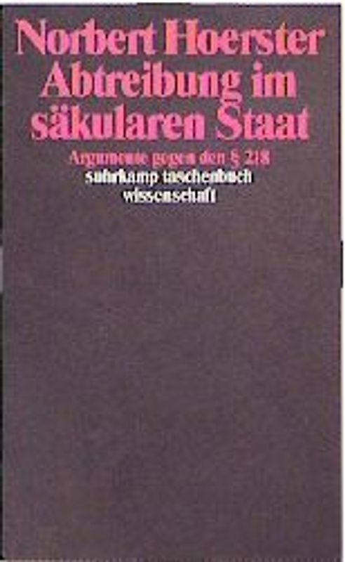 Abtreibung im säkularen Staat